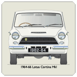 Lotus Cortina MkI 1962-64 (pre-airflow) Coaster 2